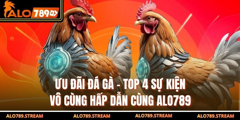 Ưu Đãi Đá Gà - Top 4 Sự Kiện Vô Cùng Hấp Dẫn Cùng Alo789